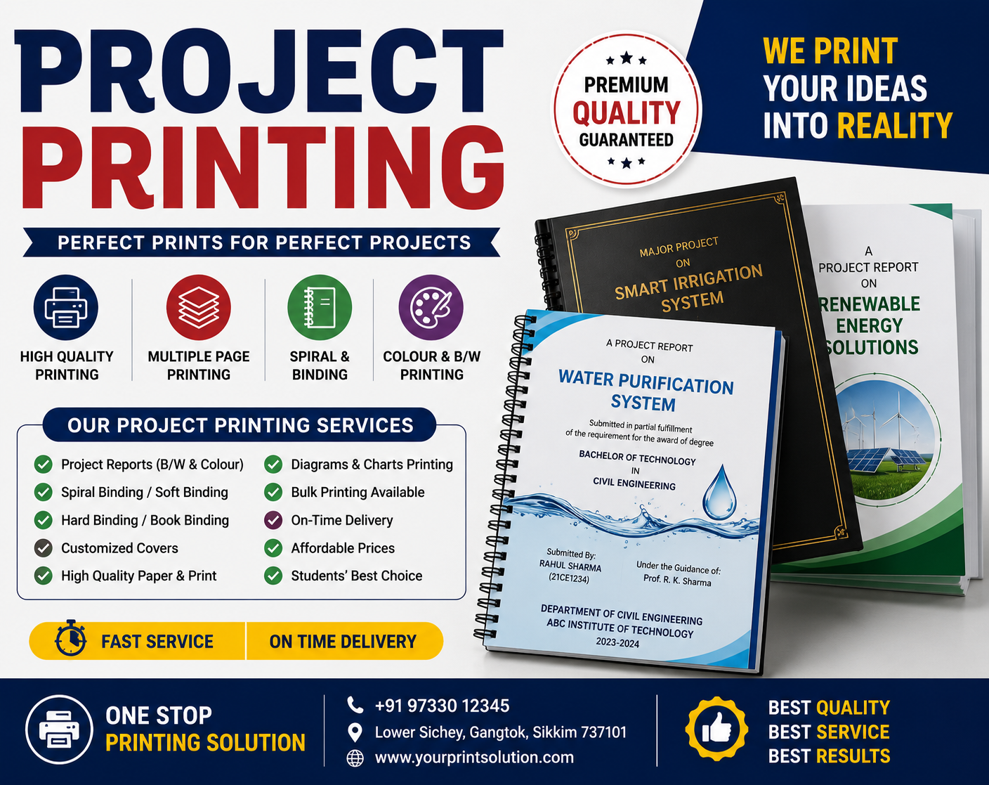 Project Printing Services in Gangtok